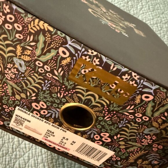 KEDS X RIFLE PAPER Co Double Decker Meadow Sneaker - Women's 8.5M, Pink Multi - Picture 4 of 9